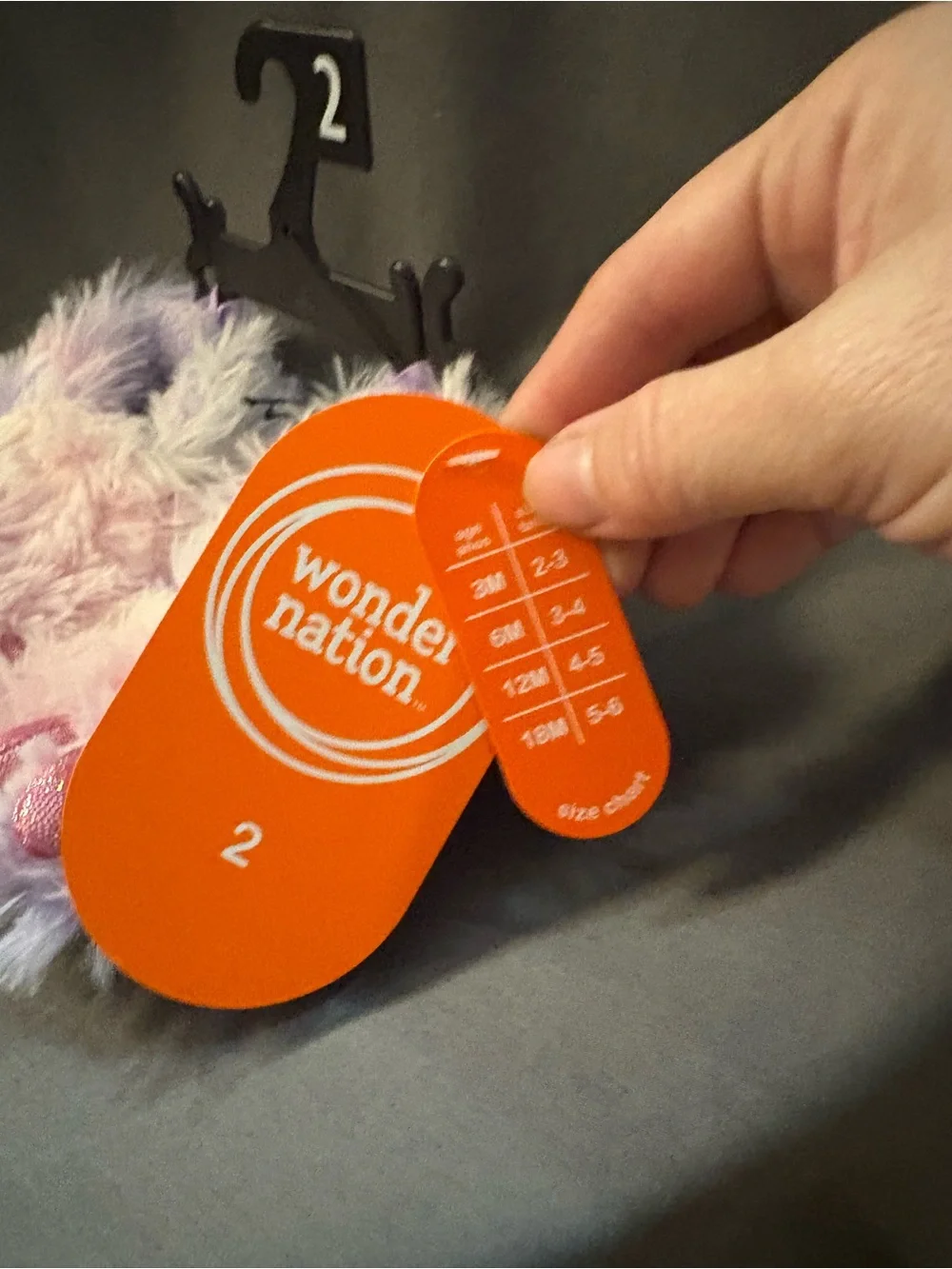 NWT wonder nation Pastel monster Slippers in Pink and Lavender sku TR size 2 (3M
